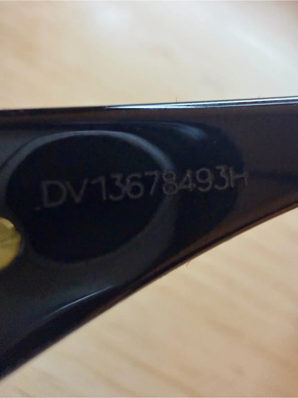 Versace Gold and Black Rectangular Sunglasses